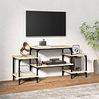 vidaXL TV Stand sonoma-ek 117x35x52 cm konstruerat trä 826316