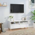 vidaXL TV Stand vit 100x34.5x44.5 cm konstruerat trä 831893
