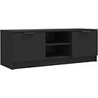 vidaXL TV-benk svart 102x35x36,5 cm konstruerat trä 811512