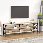 vidaXL TV Stand sonoma-ek 160x40x50 cm konstruerat trä 826730