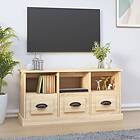 vidaXL TV-benk sonoma-ek 100x35x50 cm konstruerat trä 816291