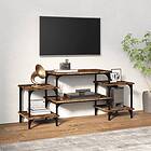 vidaXL TV Stand 117x35x52 cm smoked oak constructed wood