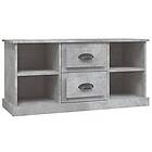 vidaXL TV Stand betonggrå 99.5x35.5x48 cm konstruerat trä 816276