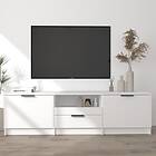 vidaXL TV Stand vit 140x35x40 cm konstruerat trä 811448