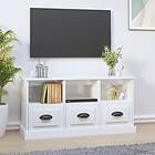 vidaXL TV Stand 100x35x50 cm white high gloss constructed wood