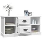 vidaXL TV Stand vit 99.5x35.5x48 cm konstruerat trä 816272