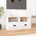 vidaXL TV Stand vit 93x35.5x45 cm konstruerat trä 816464
