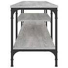 vidaXL TV Stand grå sonoma 161x35x45 cm konstruerat trä & järn 831811