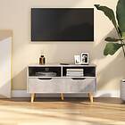 vidaXL TV Stand betonggrå 90x40x48.5 cm spånskiva 326781