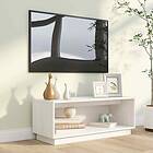 vidaXL TV Stand vit 90x35x35 cm massiv furu 813830