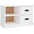 vidaXL TV Stand vit högglans 73x35.5x47.5 cm konstruerat trä 816170
