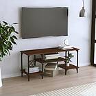 vidaXL TV-benk brun ek 102x35x45,5 cm konstruerat trä 826334