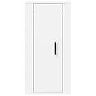 vidaXL Väggmonterad tv-bänk vit 40x34,5x80cm 816672