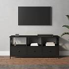 vidaXL TV Stand svart 102x33x45 cm konstruerat trä & järn 831788