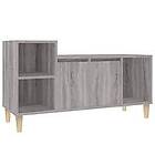 vidaXL TV-benk grå sonoma 100x35x55 cm konstruerat trä 821178