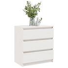 vidaXL Yöpöytä 2 st vit 60x36x64 cm massiv furu 3093548