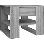vidaXL Soffbord grå sonoma-ek 55,5x55x45 cm konstruerat trä 816932