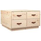 vidaXL Soffbord 80x80x45 cm massiv furu 821517