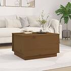 vidaXL Soffbord honungsbrun 60x50x35 cm massiv furu 813418