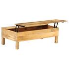 vidaXL Soffbord massivt mangoträ 110x55x35 cm 246320