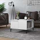vidaXL Soffbord vit 55x55x36,5 cm konstruerat trä 821084