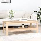 vidaXL Soffbord 110x50x40 cm massiv furu 814274
