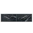 vidaXL Konsolbord svart 140x35x75,5 cm härdat glas 331697