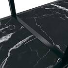 vidaXL Konsolbord svart 160x35x75,5 cm härdat glas 331701