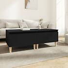 vidaXL Sidobord 2 st svart 50x46x35 cm konstruerat trä 819503