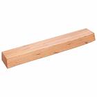 vidaXL Vegghylle ljusbrun 60x10x6 cm behandlad massiv ek 363640
