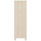 vidaXL Bokhylla HAMAR honungsbrun 85x35x112 cm massiv furu 340484