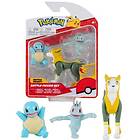 Jazwares Pokemon Battle Figure Set 3 Figures (Squirtle, Machop & Boltund)