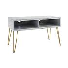 Novogratz Athena TV-benk 107x50 cm Hvit/Marmormönster 1748891COM
