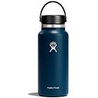 Hydro Flask 0.95L Wide Flex Cap Thermo Blå