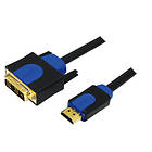 LogiLink Gold HDMI - DVI-D Single Link 2m