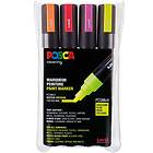 Posca PC-5M Neon 4-set