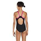 Speedo Gala Logo Thin Strap Muscleback Swimsuit (Flicka)
