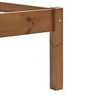 vidaXL Bed Frame honungsbrun massiv furu 160x200 cm 283212