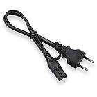 ON Euro 2-pin power cable 0.5m black