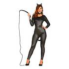 Fiestas Guirca Svart Katt Bodysuit Maskeraddräkt Small