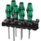 Wera 367/7 TORX HF-skruvmejselsats Kraftform Plus med hållarfunktion rack, 7 delar