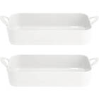 Pillivuyt Toulouse Dish 31x18cm 2.2L 2-pack