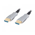 Lanberg HDMI till HDMI AOC V2.0 Optisk 50 Meter