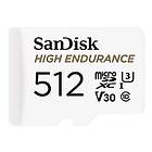 SanDisk High Endurance microSDXC Class 10 UHS-I U3 V30 512GB