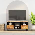 vidaXL TV Stand 100x33x46 cm massivt mangoträ och konstruerat trä 351978