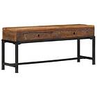 vidaXL TV Stand 110x30x46 cm massivt återvunnet trä 351124