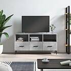 vidaXL TV Stand betonggrå 102x36x50 cm konstruerat trä 829056