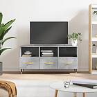 vidaXL TV Stand betonggrå 102x36x50 cm konstruerat trä 829016