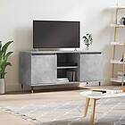 vidaXL TV-benk betonggrå 104x35x50 cm konstruerat trä 827008