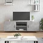 vidaXL TV Stand betonggrå 150x30x50 cm konstruerat trä 829096